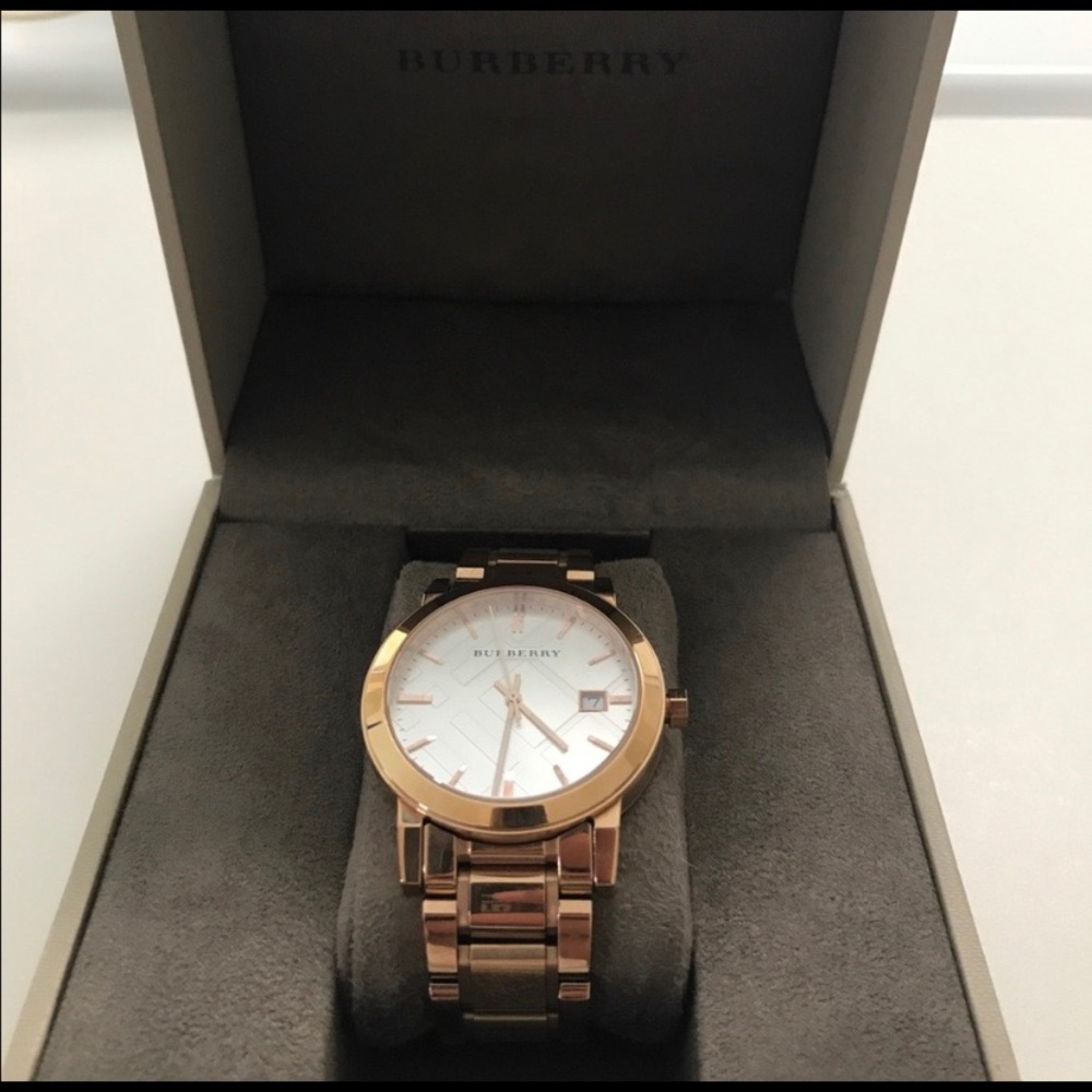 Burberry Watch Rose Gold